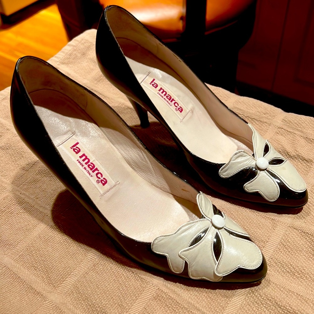 La Marca Flower Heels
